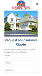 Mobile Screenshot of centralpenninsurance.com